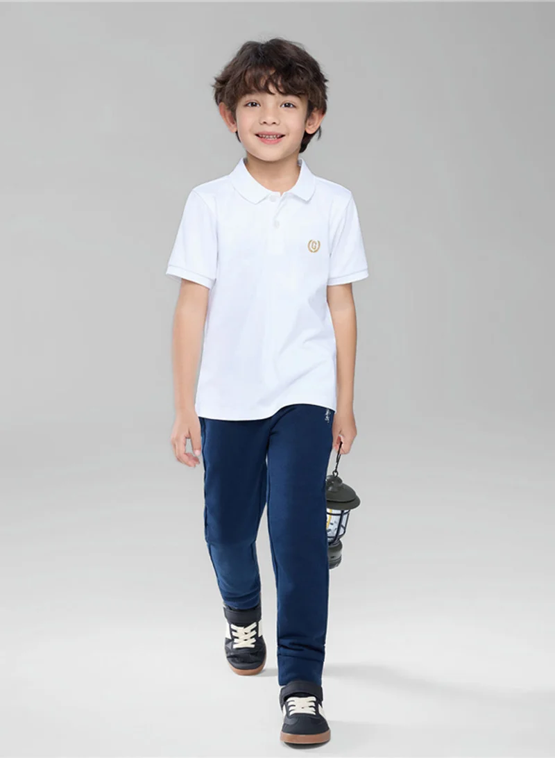 GIORDANO Kids' Slim Fit Liquid Touch Cotton Polo